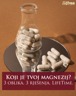 Umor, stres, napetost mišića ili manjak koncentracije mogu biti znakovi da tvojem tijelu fali magnezij.
LifeTime ti nudi 3 učinkovite formule, svaka za različite potrebe: 👇

1️⃣ LIFETIME Magnezij 375 + B6
✔️ Svakodnevna podrška organizmu
✔️ Pomaže energiji, imunitetu i smanjenju umora
✔️ B6 za bolju apsorpciju i podršku živčanom sustavu

2️⃣ Magnezijev citrat
⚡ Brza apsorpcija
⚡ Idealno za sportaše, aktivne osobe i kod grčeva
⚡ Trenutna podrška u stresnim situacijama

3️⃣ Magnezijev malat
🌙 Za dugotrajnu iscrpljenost i manjak koncentracije
🌙 Podrška mišićima i živčanom sustavu
🌙 Postepeno, ali snažno djelovanje

💬 Ne znaš koji ti najviše odgovara?
Piši nam u poruke, rado ćemo pomoći odabrati najbolju opciju!

🌐 www.lifetime.hr
#lifetimedodaciprehrani  #magnezij #dodaciprehrani #zdravlje #energija #imunitet #povratakrutini #zdravzivot #farmexhrvatska