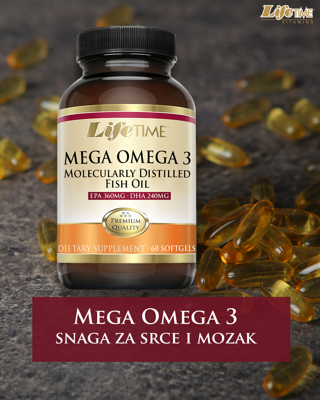 Naše tijelo ne može samo proizvesti omega-3 masne kiseline, zato ih je važno unositi svakodnevno. 💛
Lifetime Mega Omega 3 doprinosi normalnoj funkciji srca i mozga, a ujedno je jednostavan način da podržiš svoje zdravlje iznutra. 🧠❤️

🌐www.lifetime.hr
#lifetimedodaciprehrani #omega3 #zdravljesrca #zdravmozak #dodaciprehrani #zdravlje #farmexhrvatska